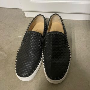 christian louboutin black sneakers